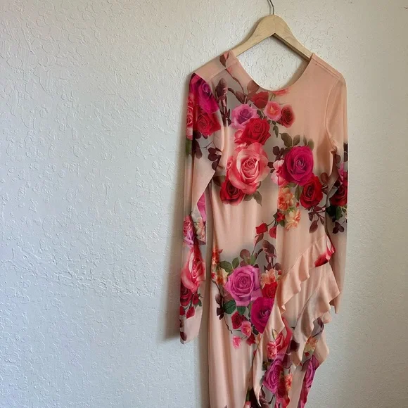 AFRM Jacie Floral Backless Ruffle Dress - Picture 4 of 8